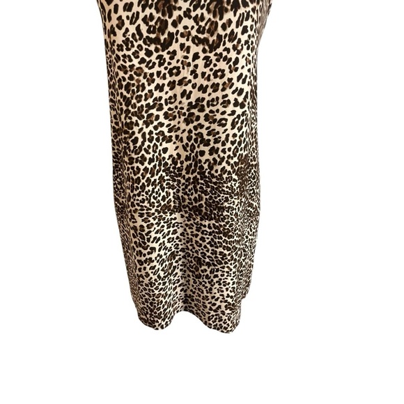 Leopard Print Lace Trim Mini Sleep Chemise - Picture 3 of 11